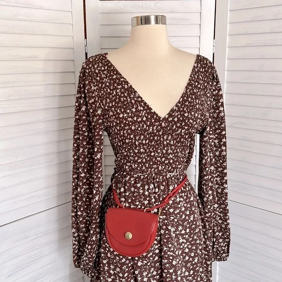 COACH l VINTAGE Red Leather Mini Belt Pouch Original Retro 80's 052-0152  USA - Picture 12 of 13